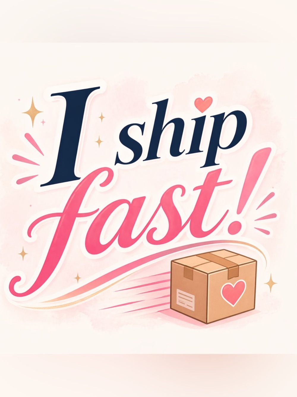 Buy today, I ship first thing tomorrow morning!